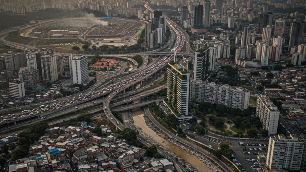 O Desafio da Sustentabilidade nas Grandes Cidades: O Que as Imagens Aéreas Revelam